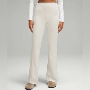 Lululemon Women's Brushed Softstreme Ribbed Zip Flared Pant 32.5" Size 0 🍋✨